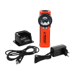 Lampada ricaricabile Mactronic M-FIRE GUARDIAN ATEX – 240 lm – con stazione di ricarica