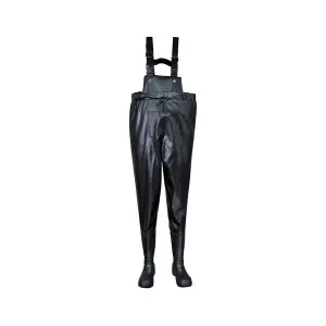Pantaloni-stivali da pesca con bretelle Portwest FW74