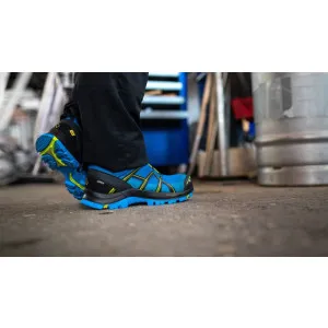 Scarpe antinfortunistiche Haix BLACK EAGLE SAFETY 40.1 Low - blue/citrus