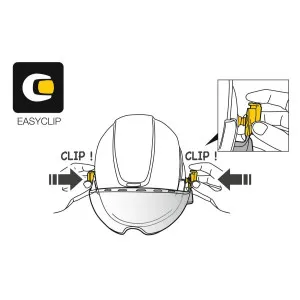 Visiera del casco di protezione colorata Vertex / Strato Petzl A15AS - oscurato