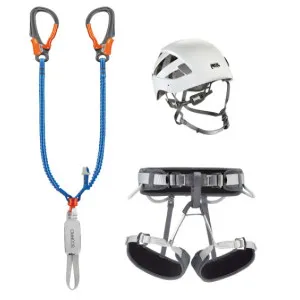 Kit arrampicata alpinismo Petzl VIA FERRATA EASHOOK