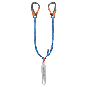 Kit di autoprotezione per mettere in sicurezza una via di arrampicata con moschettoni Petzl SCORPIO EASHOOK